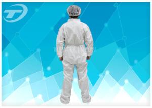 Quality Fully CPE Film Breathable Disposable Coverall Suit / Disposable Plastic Body Suit wholesale