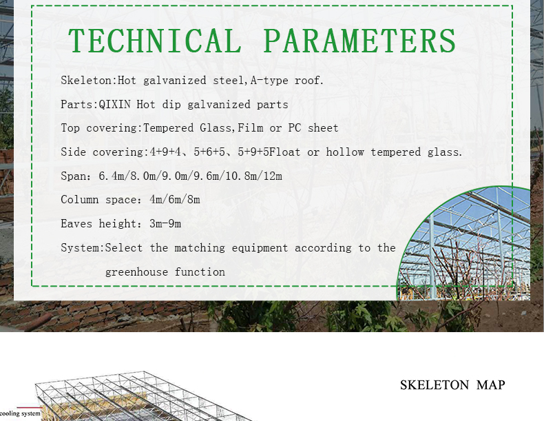 Large Glass Covered Garden Greenhouses for Versatile Planting Options