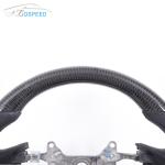 CRZ Fashion Honda Carbon Fiber Steering Wheel Matte Perforated Leather