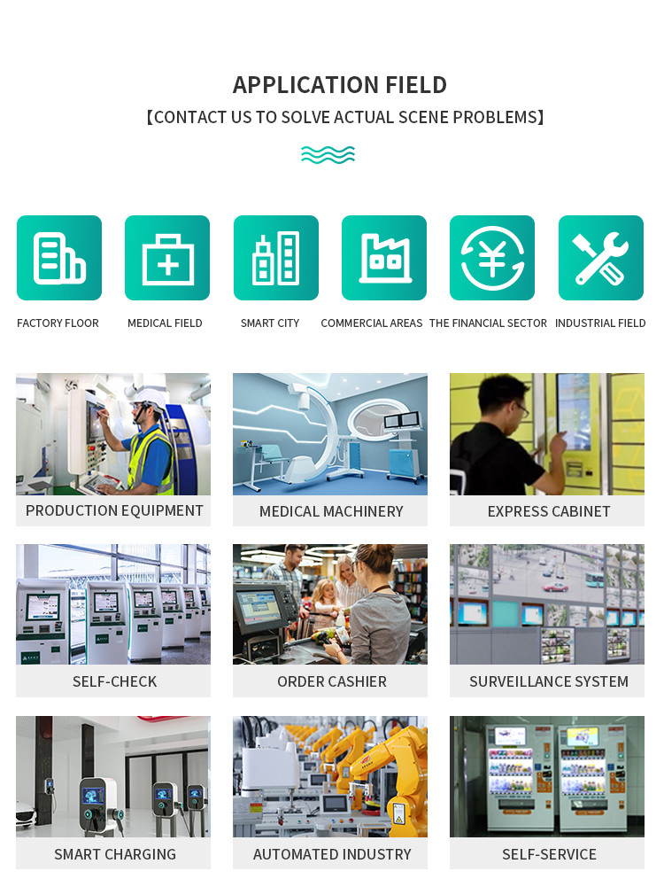 Open Frame LCD Capacitive Industrial Touch Screen Display 1920 X 1080
