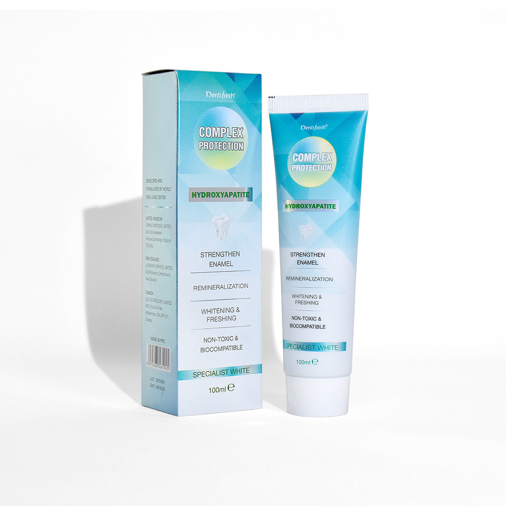 DENTIFRESH 100g Hydroxyapatite Toothpaste Mint Flavor Toothpaste for Adults Custom Logo Toothpaste