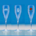 Unbreakable Contemporary Plastic Champagne Flutes 130ml 4oz