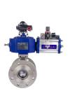 Pneumatic Actuator V Notch Ball Valve