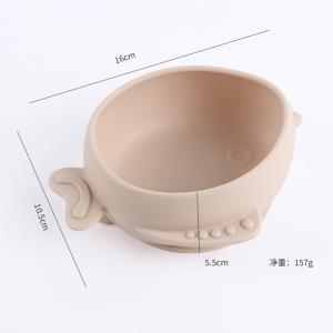 Quality Odorless Baby Complementary Food Suction Cups, Tableware Bowls, Food Grade Silicone Children'S Integrated Tableware Bowl wholesale