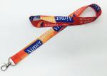 Promotional Sublimation Custom Neck Lanyards / Heat Transfer Print Lanyard
