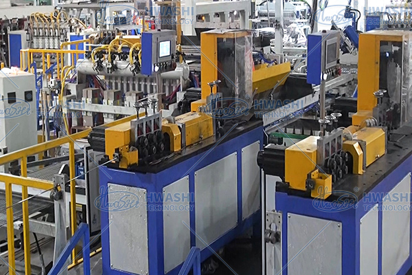 Advanced Automatic Wire Shelf Welding Machine For Wire Mesh Deck Shelving Production Line