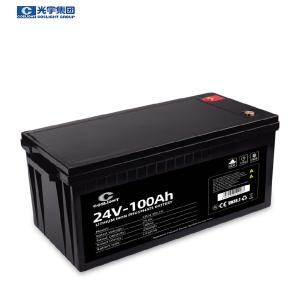 Quality Solar Inverter 24V100Ah Deep Cycle Battery Pack UPS LiFePO4 Lithium wholesale