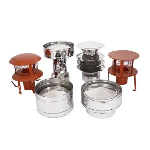 Quality Durable Chimney Flue Rain Caps EN1856-1 Standard High Temperature Resistance wholesale