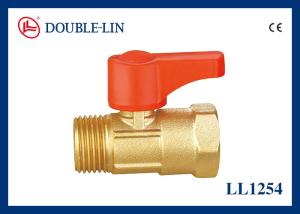 Quality Aluminium Alloy Handle Male X Female Brass Ball Valves wholesale