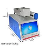 28 KG Weight Portable Fiber Laser Marking Machine 20w 30w 50w RAYCUS Cnc Desktop