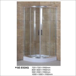Quality Tempered Glass Bathroom Shower Enclosures Modern Designs With Sliding Door wholesale