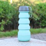 FDA 400ml Silicone Collapsible Bottle For Outdoor Sports