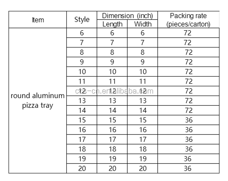 13 inch round aluminum pizza pan pizza tray baking tray Aluminum Pizza Disk