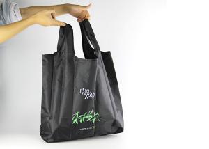 Quality Large Zippered Pocket Fashion Polyester Tote Bags Shopping Waterproof Cloth wholesale