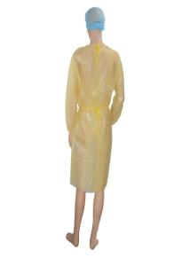 Quality Impermeable Disposable Yellow Isolation Gowns CE ISO 9001 Approved wholesale