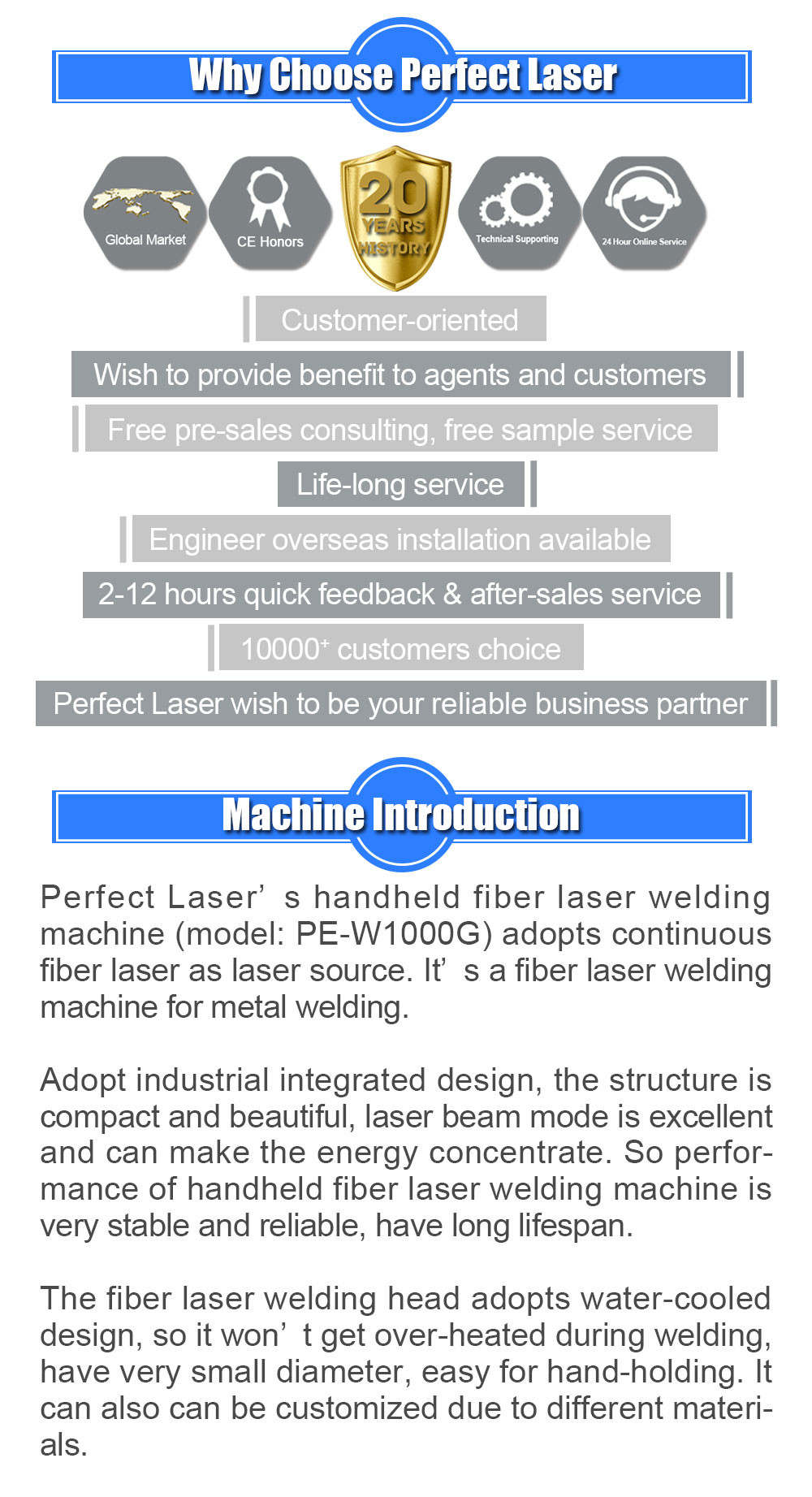 1kw hand-held metal stainless steel galvanized plate copper plate aluminum plate fiber laser welding machine