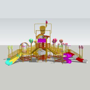 Quality Easy Installation Outdoor Water Playground Imaginative Play Children Water Park wholesale