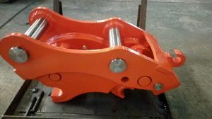 Quality Wear Resistant Quick Hitches For Excavators DOOSAN VOLVO orange color wholesale