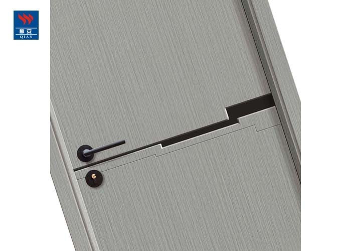 Exterior Bathroom Doors Wood Plastic Composite gray Wpc Eco-Friendly Door