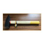 Machinist's hammer with wooden handle