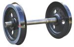 Casting Rail Wheel Set , Steel Train Wheels 350mm For Locomotive Wagon
