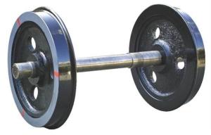 Quality Casting Rail Wheel Set , Steel Train Wheels 350mm For Locomotive Wagon wholesale