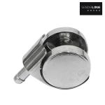 2 Inch Alloy Polished Office Chair Casters Medical Cart Wheel Replacement