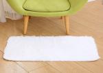 61x91cm polyester fibers blue color floor carpet long hair shaggy soft fur rugs