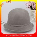 T2991236 Sun Accessory customized winner fashion 100% wool felt cloche hats,