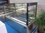 Ambient Temperature Square Glass Dry Bakery Display Case 450L