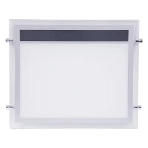 Quality SMD LED Crystal Light Box Silver Advertising Neon Box 2835 LED Strip Acrylic Panel wholesale