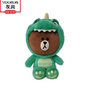 Quality Alligator Hat Teddy Bear Plush Toys Girl Stuffed Animal Toys Environmentally wholesale