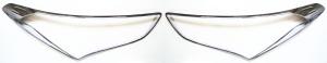 Quality Supplier ABS Chrome Headlight Bezels Replacement Custom For IX45 2013 / 2014 wholesale