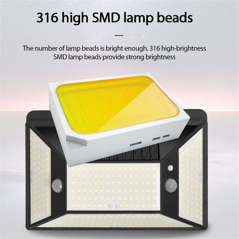 800lm Solar Motion Sensor Wall Light