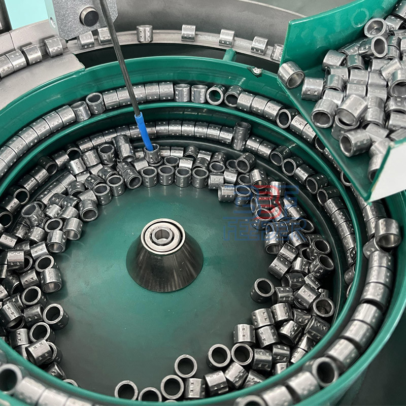 PU Coating Vibratory Bowl Feeder Metal Steel Rings Hopper Vibrating Bowl Feeder