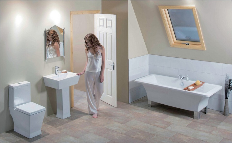 Middle East style sanitary ware bathroom big size pedestal wash basin
