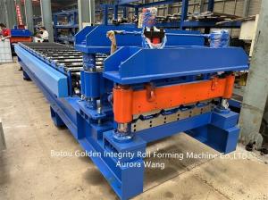 Quality 1200mm Glazed Tile Roll Forming Machine JCX Roof Tile Making Machine wholesale