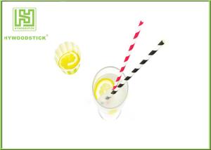 Quality Blue And White Striped Party Paper Straws For Kraft Making Non - Flavor wholesale