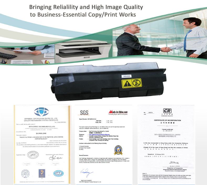 FS1124 MFP Printer Kyocera Toner Cartridges TK-1102 Capacity 2100 Pages