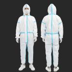 Unisex Disposable Disposable Protective Suit Non - Woven Work Safety Optional