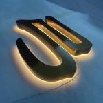 Stainless Metal LED Signage for Restaurant Office Outdoor Custom Business