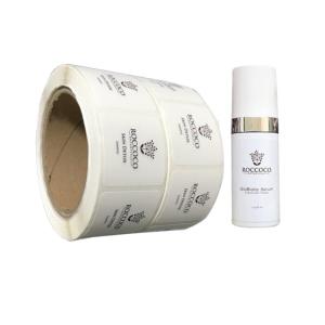 Quality Cosmetics Custom Clear Perfume Bottle Transparent Vinyl Stickers wholesale