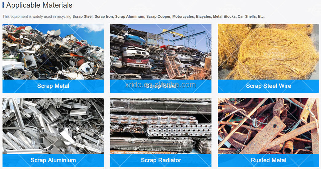 Multifunctional Impact Metal Crusher Scrap Metal Hammer Mill Crusher
