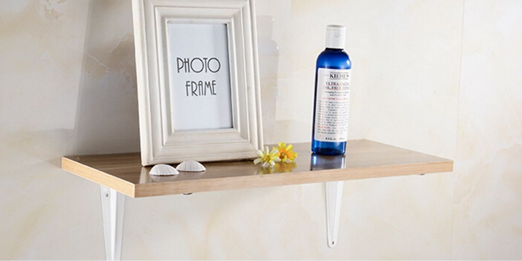 Silver Brushing Support Mount for LONDON SHELF BRACKETS Under Shelf Bracketing System