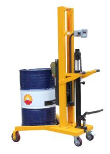 Quality Electronic Balance Type 1100mm Lifting Height Manual Drum Stacker With 450Kg Load wholesale