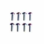 Customized Length M8x30 GR5 Titanium Rotor Bolt Stainless Steel Hex Head Bolts