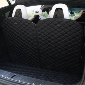 China Topfit Front and Rear Boot Mat+3rd Row Back Seat Protector Cover for Tesla Model X 6 seat on sale