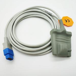 China Reusable GE Adult Soft Tip DB 9 Pin SPO2 Sensor Cable on sale