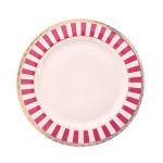 Lead Free Microwave Safe 9in Pink Porcelain China Dinnerware Sets