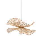 Modern Black Wood E27 Bulb Bamboo Pendant Light Norbic Home Deco Bamboo Weaving